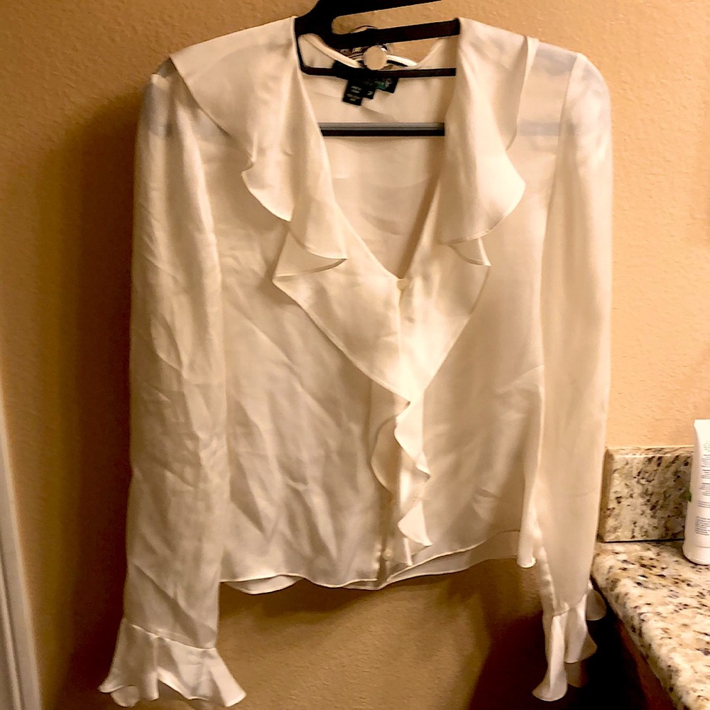 Ralph Lauren petite silk blouse